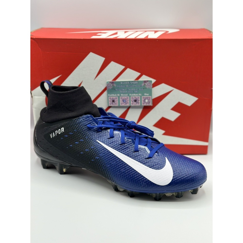 Nike Vapor Untouchable Pro 3 Football Cleats Sz 15 AO3021-001 Black/White NWOB